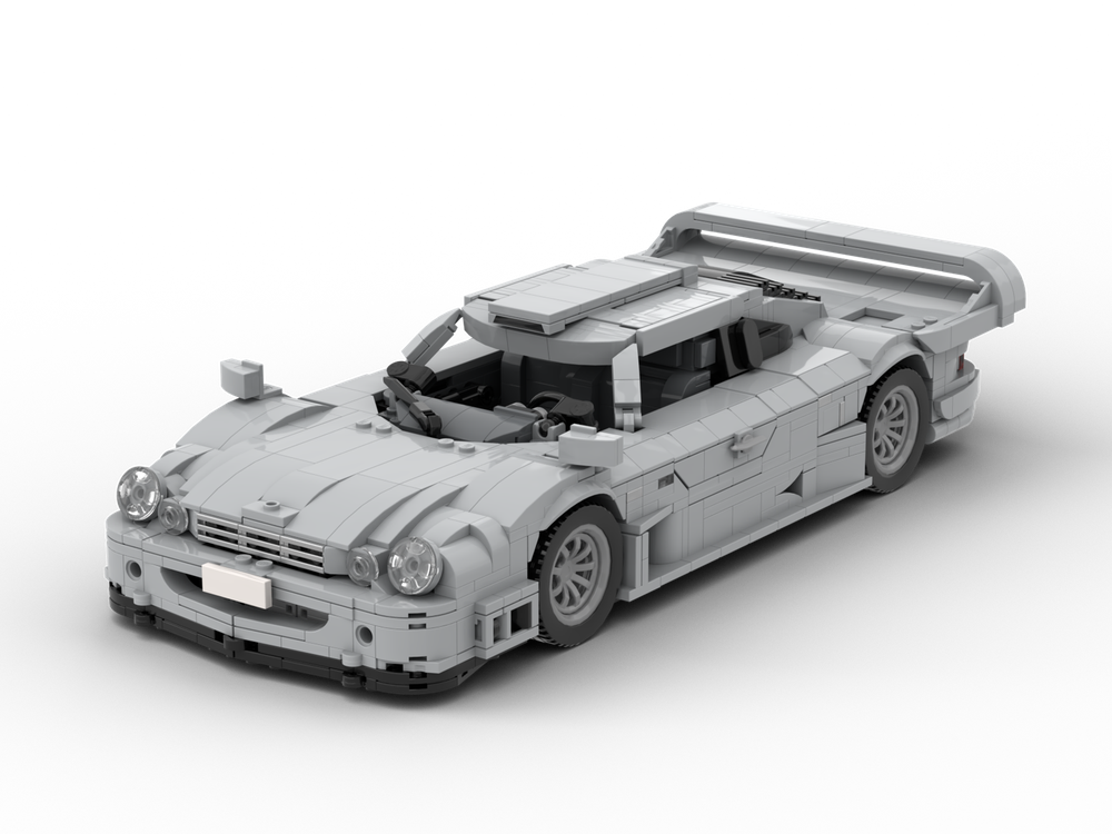 LEGO MOC Mercedes-Benz CLK GTR 1:15 by Fabiwalker | Rebrickable - Build ...