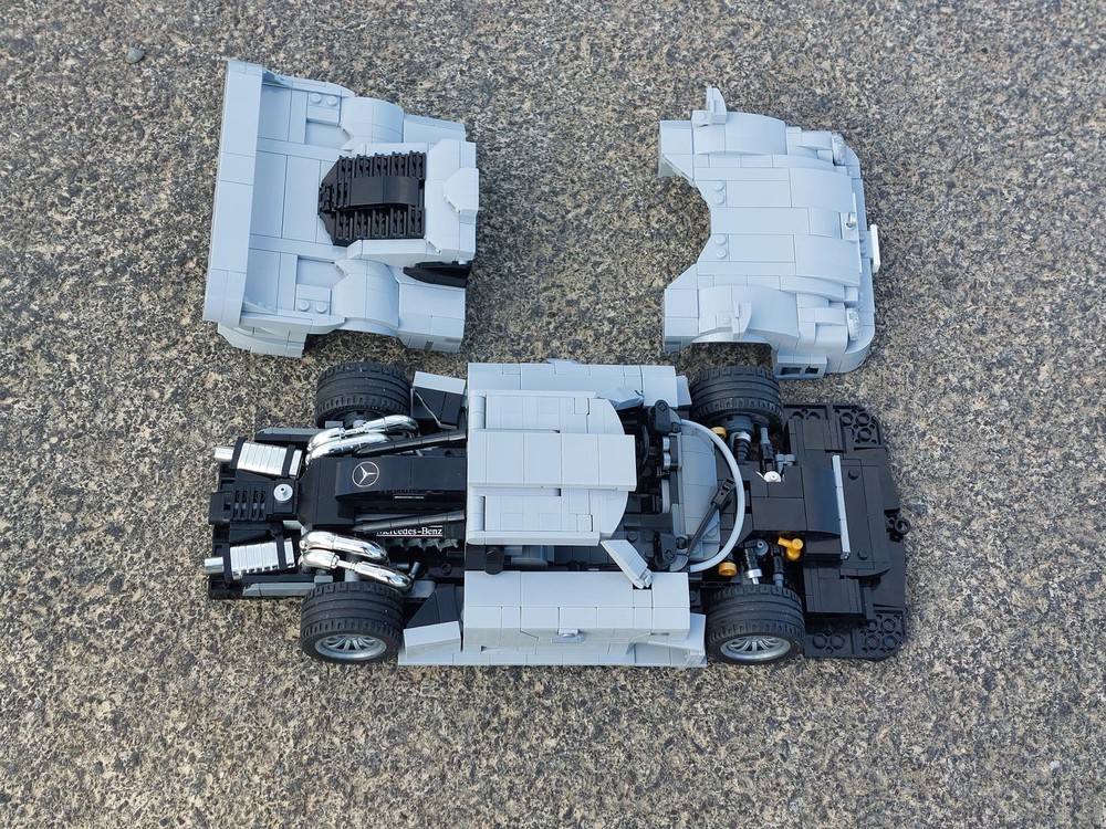 LEGO MOC Mercedes-Benz CLK GTR 1:15 by Fabiwalker | Rebrickable - Build ...