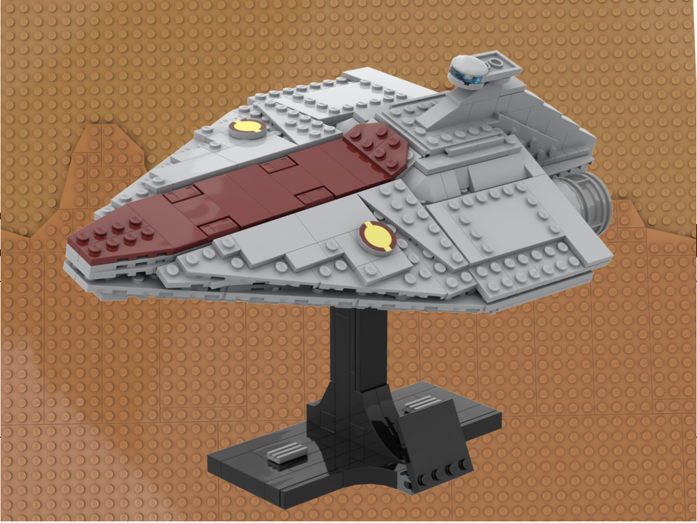 LEGO MOC Midi-scale Acclamator Class Star Destroyer by raguidel ...