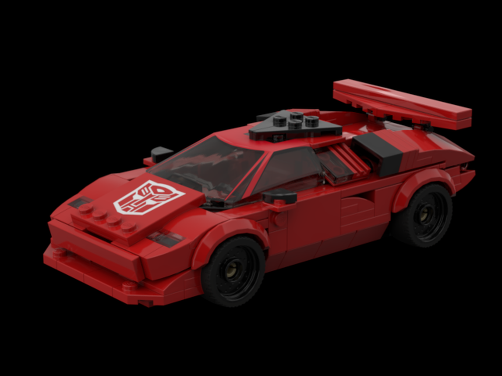 LEGO MOC Sideswipe Countach by 13Customs Rebrickable