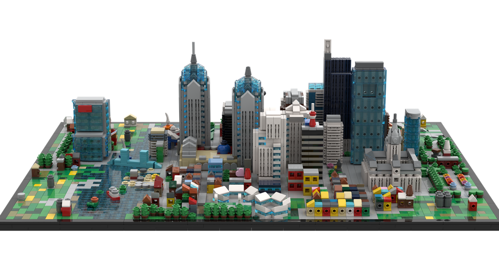 LEGO MOC Philadelphia - city map (skyline) by kubak5 | Rebrickable ...