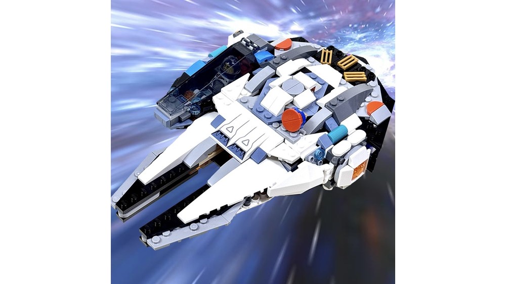 LEGO MOC Interstellar Spaceship Upgrade version (2x60430