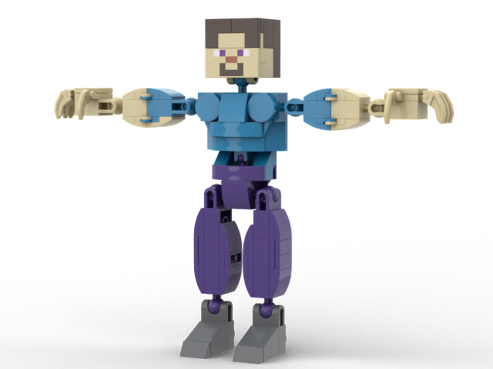 LEGO MOC Buff Steve by WafityYT | Rebrickable - Build with LEGO