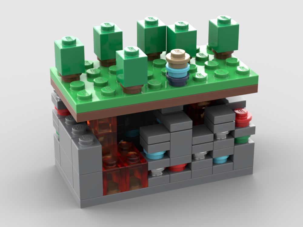 LEGO MOC Minecraft Land by nibman_bricks | Rebrickable - Build with LEGO