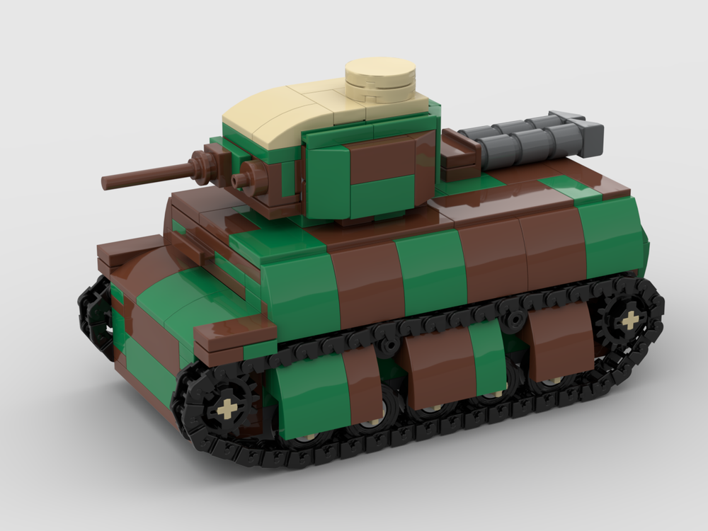 LEGO MOC Somua S35 by bricksafari | Rebrickable - Build with LEGO