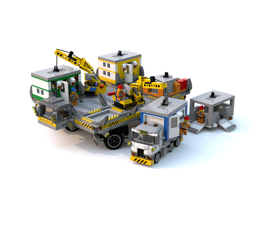 LEGO MOC Mobile Construction Platform by LEGOTREE | Rebrickable - Build ...