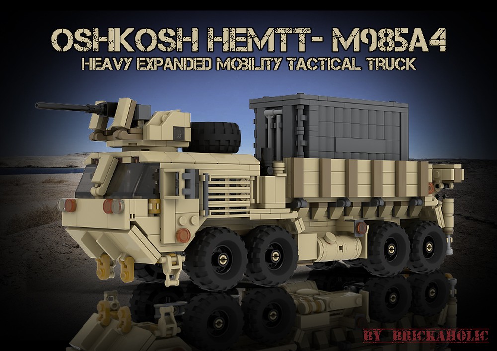 LEGO MOC Oshkosh HEMTT- M985A4 - Heavy Expanded Mobility Tactical Truck ...