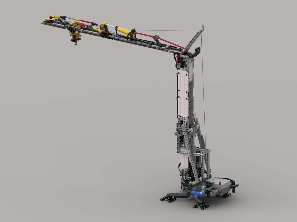 LEGO MOC LEGO TECHNIC MOC 2024 FAST-ERECTING CRANE by WayneG LEGO MOC LEGO TECHNIC MOC 2024 FAST-ERECTING CRANE by WayneG
