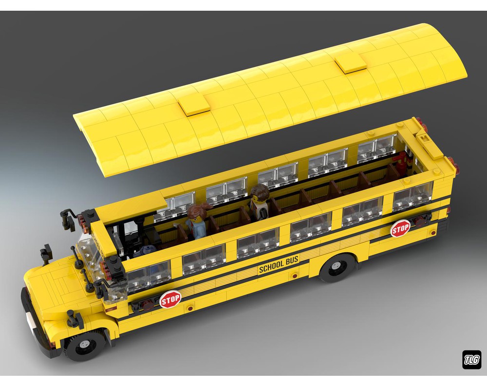 LEGO MOC School Bus by _TLG_ | Rebrickable - Build with LEGO