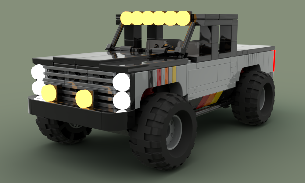 LEGO MOC Race Truck by JoeSlinkard | Rebrickable - Build with LEGO