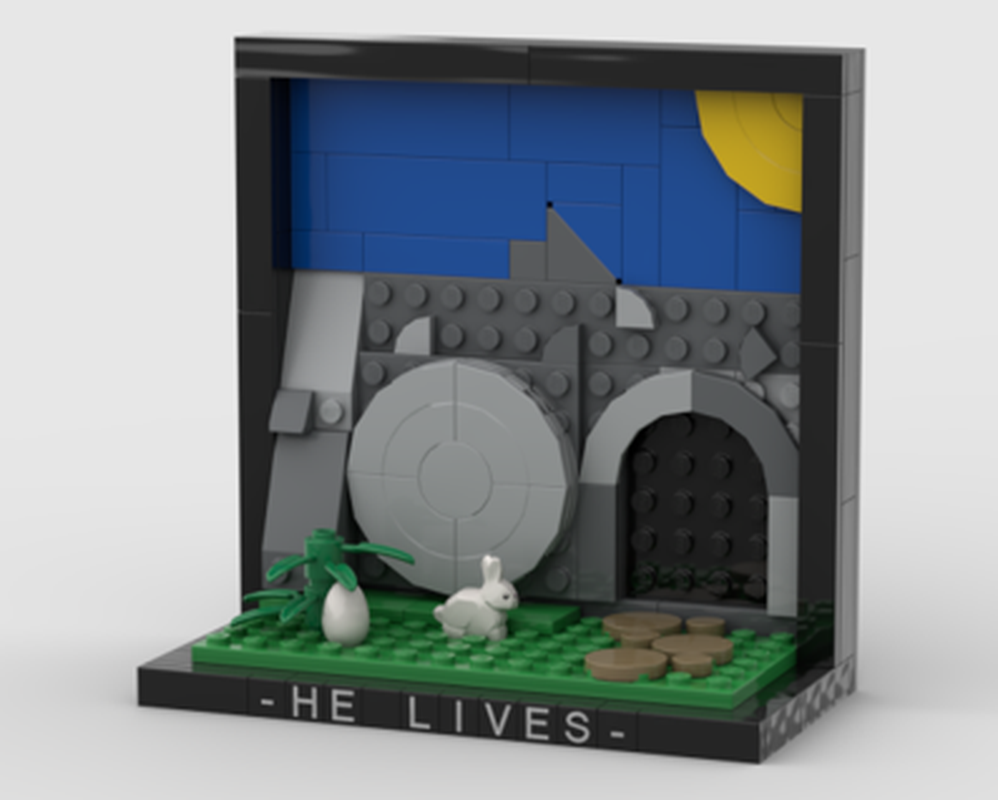 LEGO MOC Jesus’s Empty Grave by Groundedbuilder | Rebrickable - Build ...