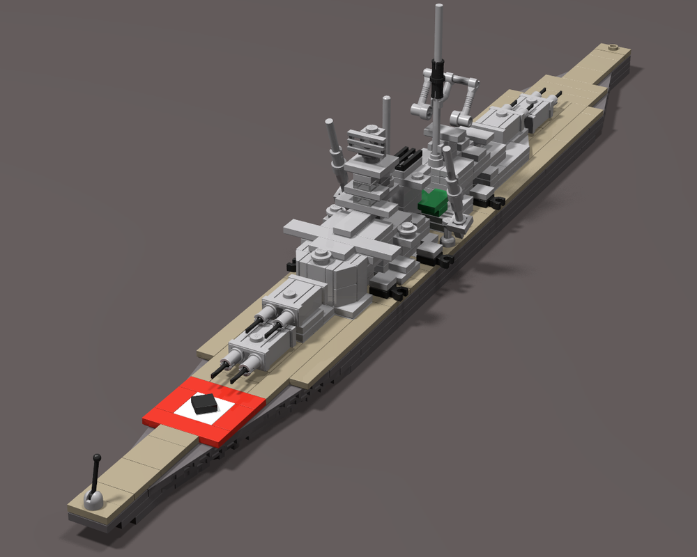 LEGO MOC 1:560 scale KMS Bismarck by yamato534 | Rebrickable - Build ...