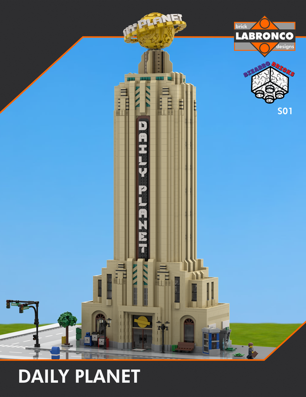 LEGO MOC Daily Planet by Labronco Brick Designs | Rebrickable - Build ...