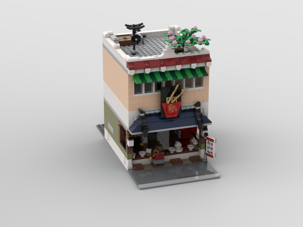 LEGO MOC Lego Noodle Shop by beartbh1 | Rebrickable - Build with LEGO