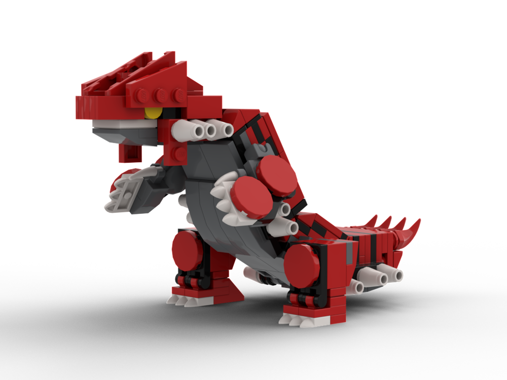 LEGO MOC Pokémon Groudon by dst212 | Rebrickable - Build with LEGO