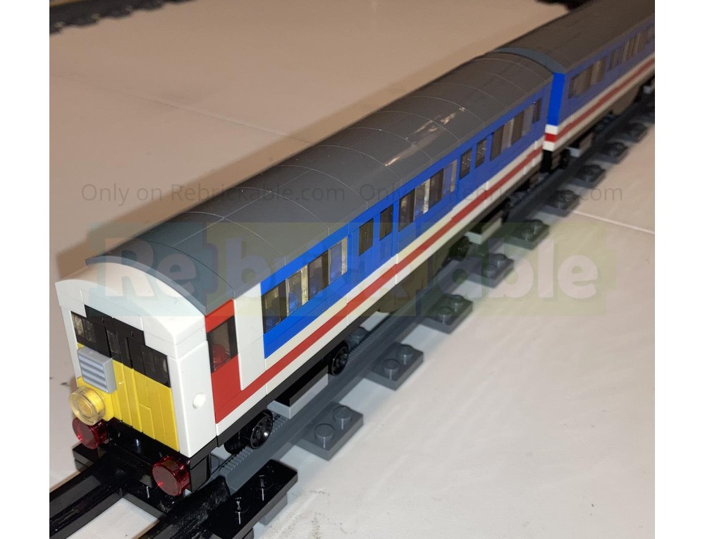LEGO MOC-177996 4-Wide Class 483 Isle Of Wight 2-Carriage EMU Train In ...