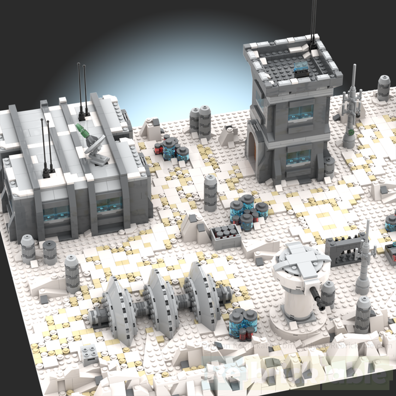 LEGO MOC-178001 Hoth battle base trenchline by LucSoleBricks ...
