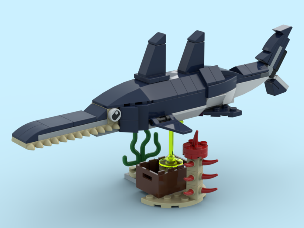 LEGO MOC Sawshark by Prof. Lego — 31088 by Scott Mc. Rebrickable