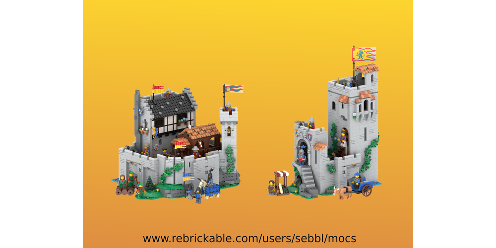 LEGO MOC-178022 10305: Complete Lion Knights' Configurable Castle