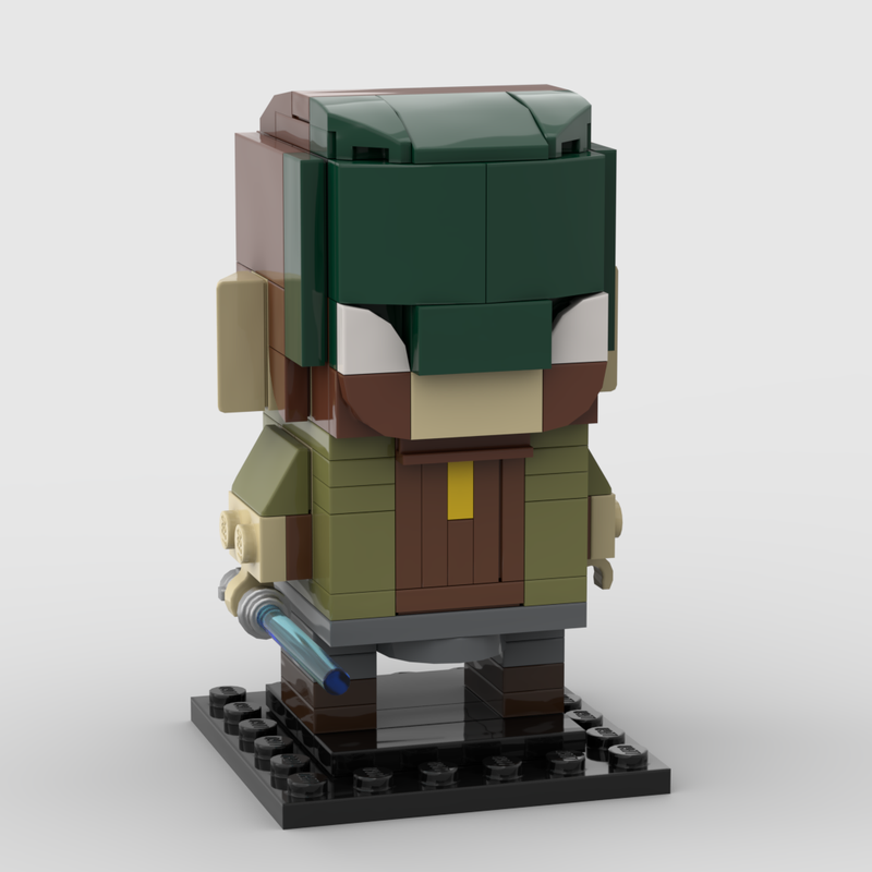 LEGO MOC Kanan Jarrus Brickheadz by Ant0noo | Rebrickable - Build with LEGO