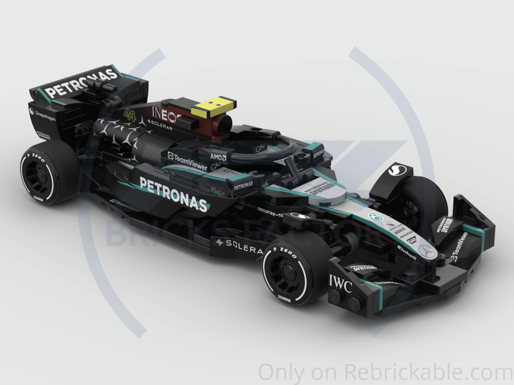 LEGO MOC F1 Mercedes W15 by Pit Lane Bricks Factory | Rebrickable ...