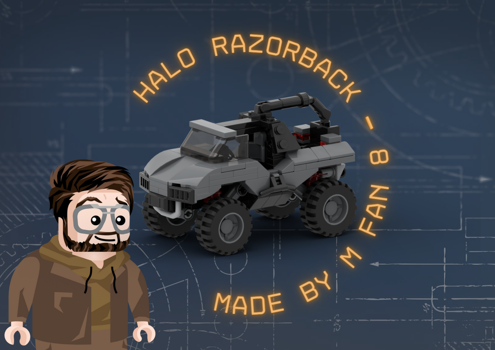 LEGO MOC M15 Razorback - Halo game by m_fan_8 | Rebrickable - Build ...