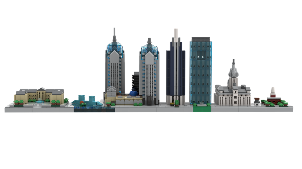 LEGO MOC Philadelphia skyline by kubak5 | Rebrickable - Build with LEGO