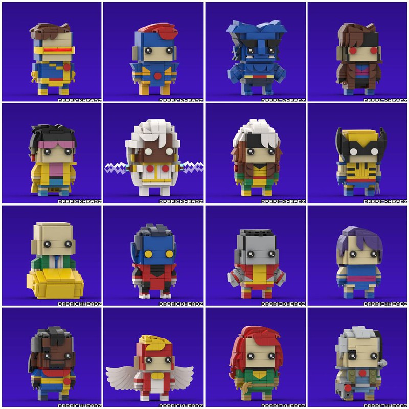 LEGO MOC X-Men (1992) Good Guys Bundle by DrBrickheadz | Rebrickable ...