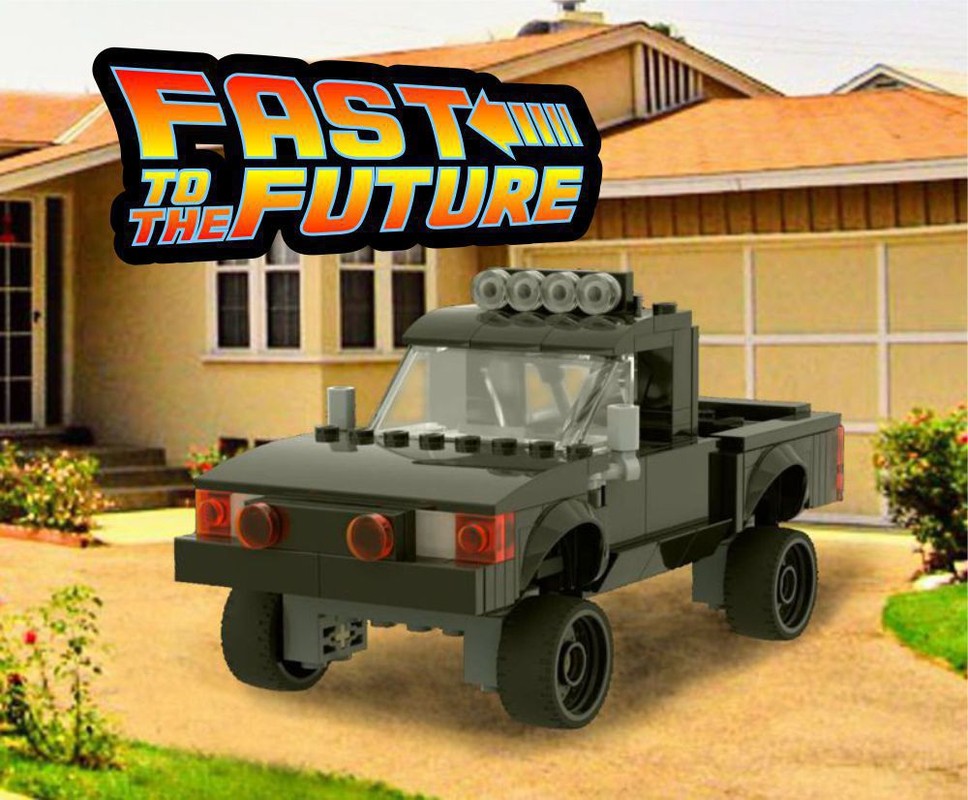 LEGO MOC-178262 76912 Marty McFly's Toyota Hilux Back to the