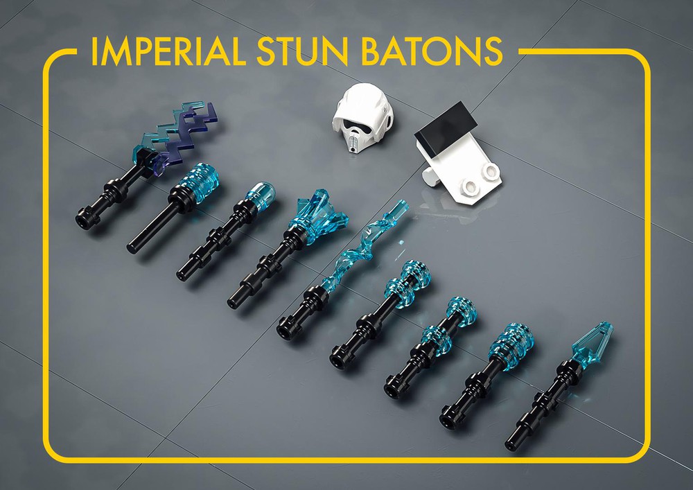 LEGO MOC Imperial Stun Baton Weapons by enamic5 | Rebrickable - Build ...