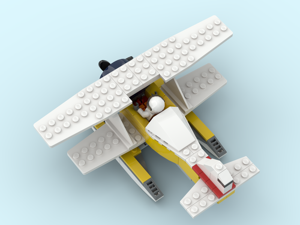 LEGO MOC Sea Biplane by Friendly Orc | Rebrickable - Build with LEGO