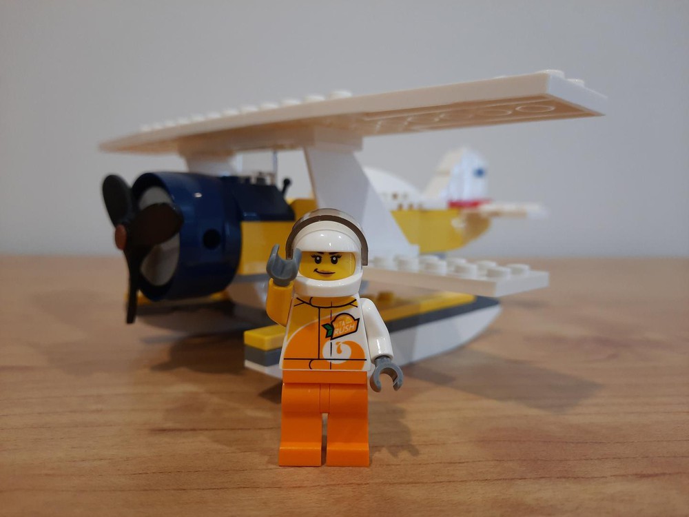 LEGO MOC Sea Biplane by Friendly Orc | Rebrickable - Build with LEGO