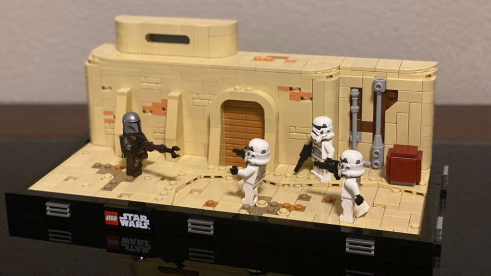 LEGO MOC Tatooine Diorama by CannonBricks | Rebrickable - Build with LEGO