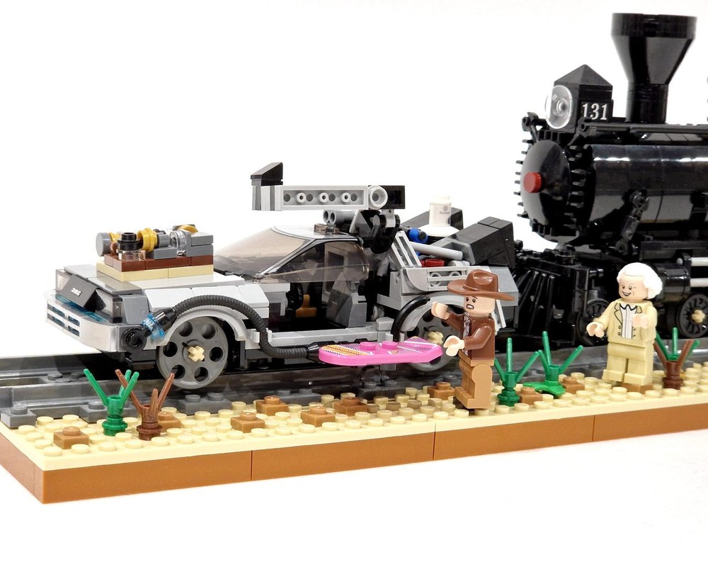 LEGO MOC-178608 DeLorean Time Machine V2 by firefabric | Rebrickable ...