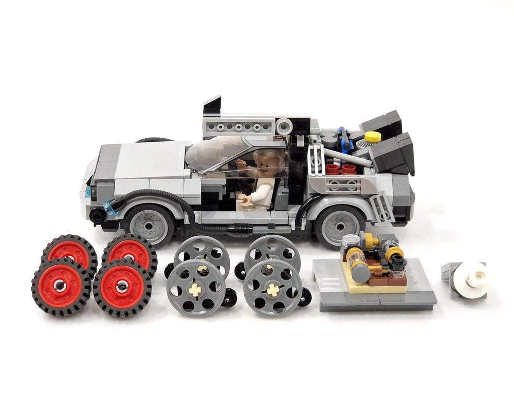 LEGO MOC DeLorean Time Machine V2 by firefabric Rebrickable