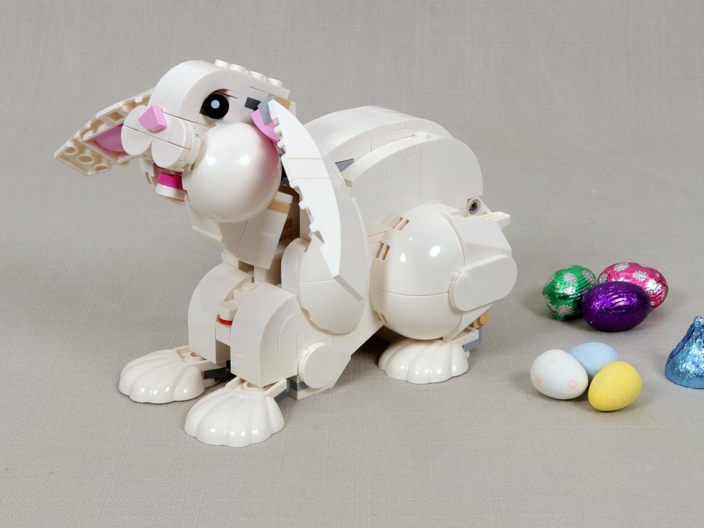 LEGO MOC-178628 Pooping White Rabbit by JKBrickworks | Rebrickable ...