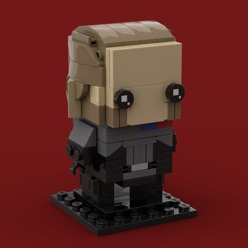 LEGO MOC Agent Kallus Brickheadz by Ant0noo | Rebrickable - Build with LEGO