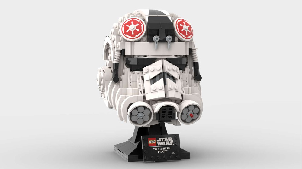 LEGO MOC AT-AT Driver Helmet by 603bricks | Rebrickable - Build with LEGO