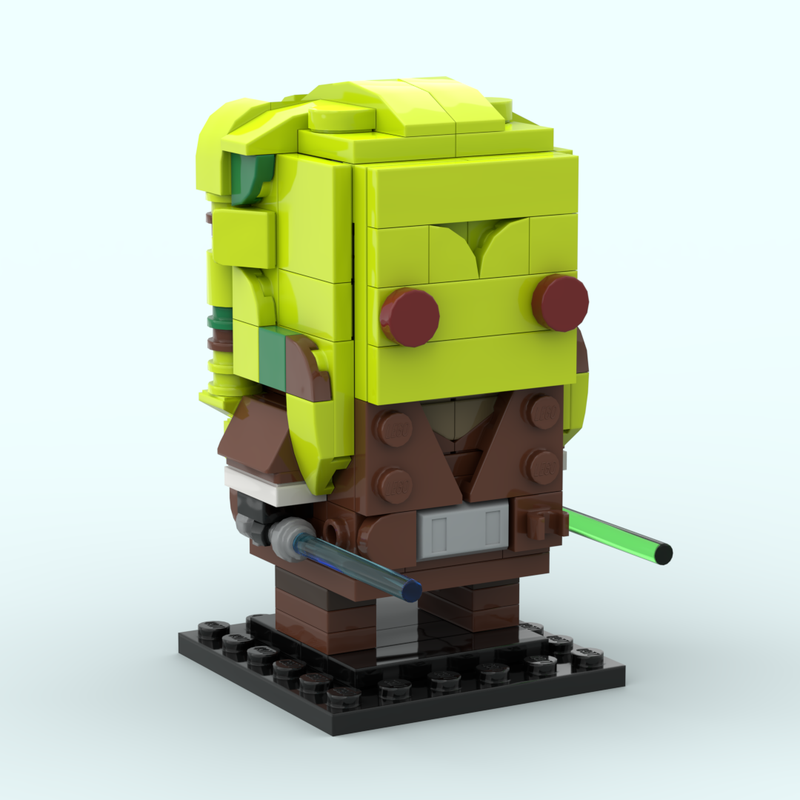 LEGO MOC Kit Fisto Brickheadz by Ant0noo | Rebrickable - Build with LEGO