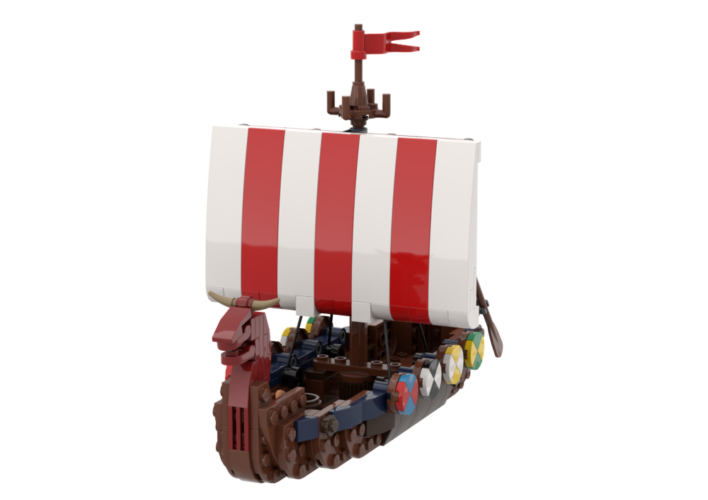 ミトラデッキ LEGO MOC-178722 viking ship (áttæringr) by Troubabrix
