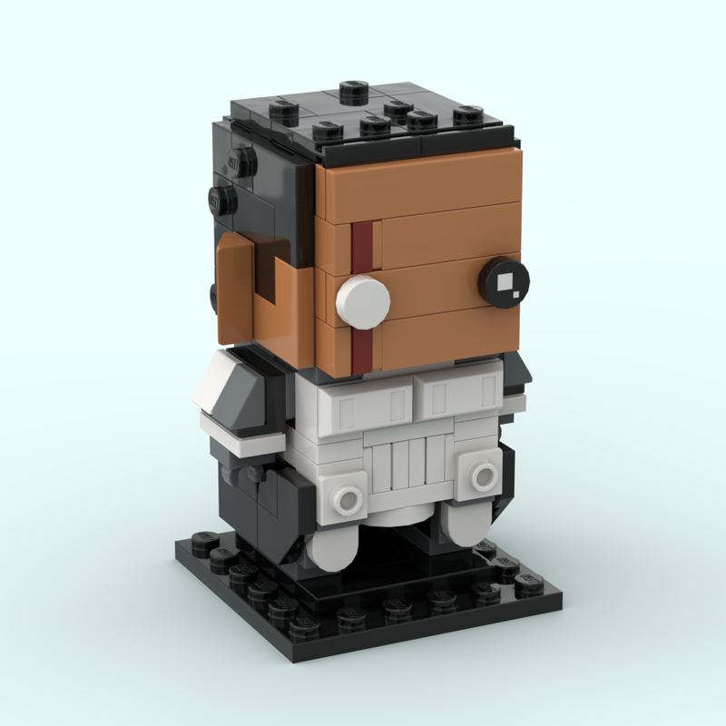 LEGO MOC Commander Wolffe Brickheadz by Ant0noo | Rebrickable - Build ...