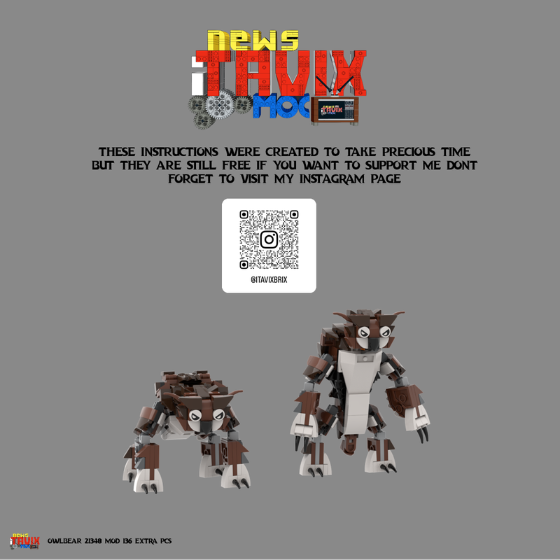 LEGO MOC OWLBEAR 21348 MOD by iTavix | Rebrickable - Build with LEGO