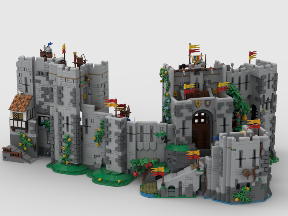 LEGO MOC Lion castle moc by parkpolice | Rebrickable - Build with LEGO