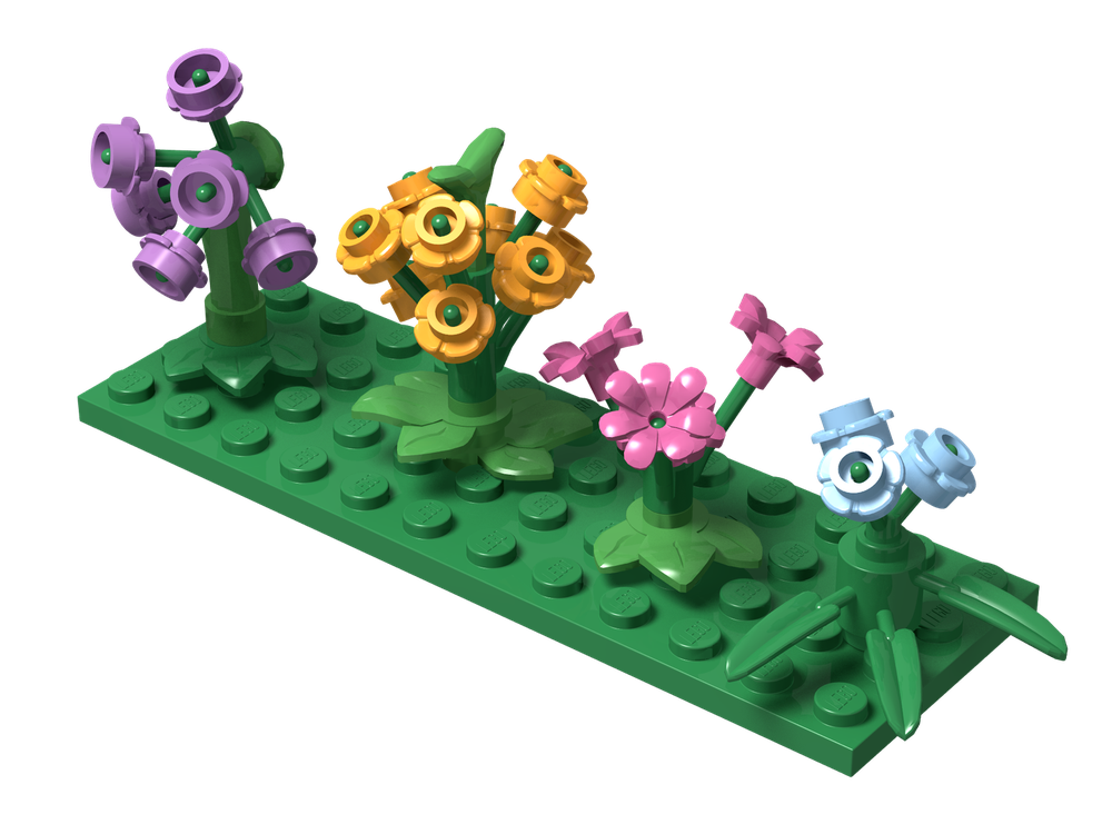 LEGO MOC Flowers by Palevin | Rebrickable - Build with LEGO