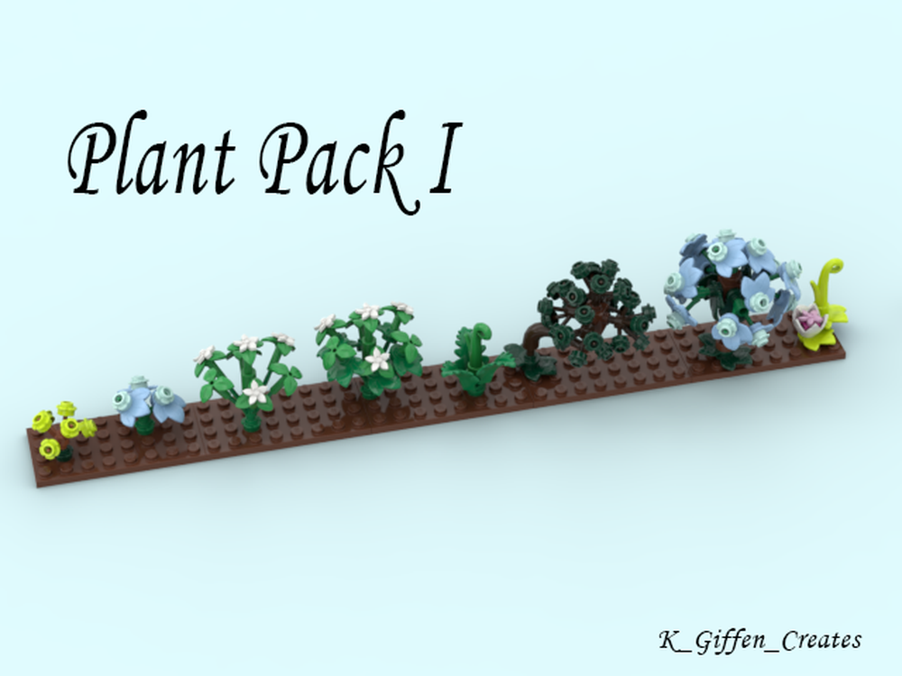 LEGO MOC Plant Pack I by K_Giffen_Creates | Rebrickable - Build with LEGO