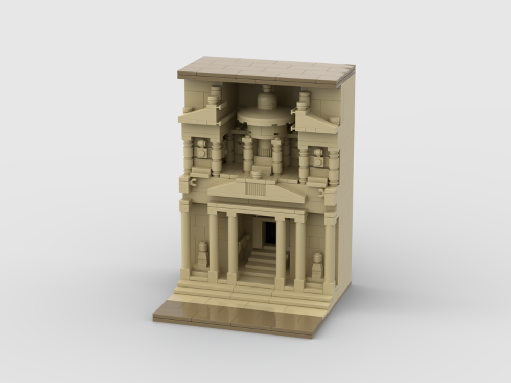 Petra Treasury Building (without cliff)