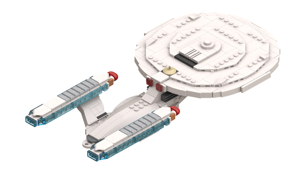 LEGO MOC Prototype Enterprise C by hyphencubed | Rebrickable - Build ...