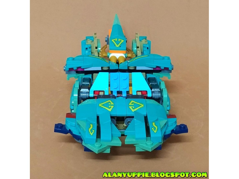 LEGO MOC-178936 Transformer Hovercar,alternative built of Ninjago