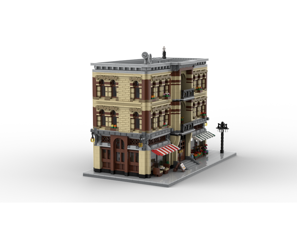 LEGO MOC House with Flower Shop, Bakery and Apartments by SophieKing ...