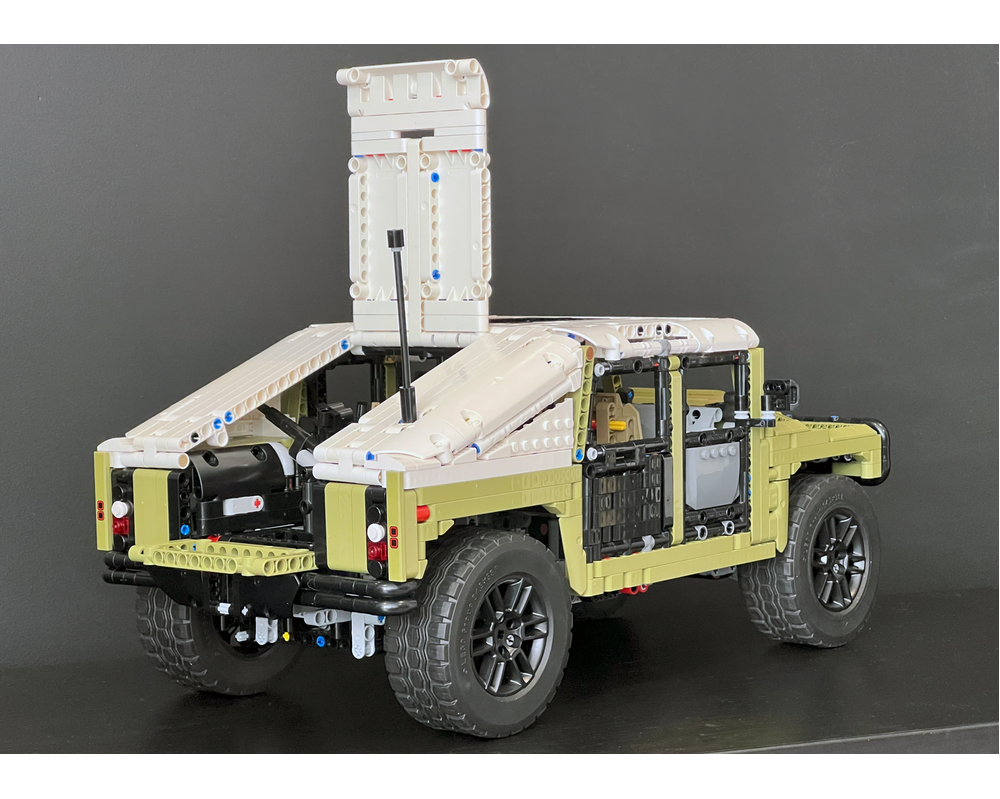LEGO MOC Modifications for 42110 Humvee by Muxeu | Rebrickable - Build ...
